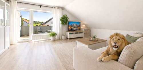 Lichtdurchflutete 2,5-Zimmerwohnung mit Südbalkon & Traumblick