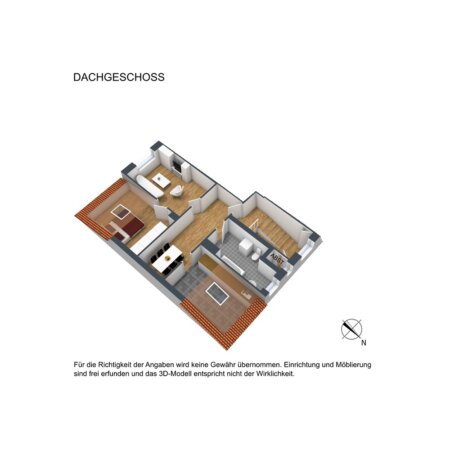 Grundriss 3D - DG