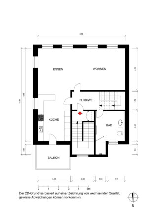Grundriss 2D - 2.OG
