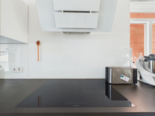 hier macht Kochen Spaß - Induktionskochfeld