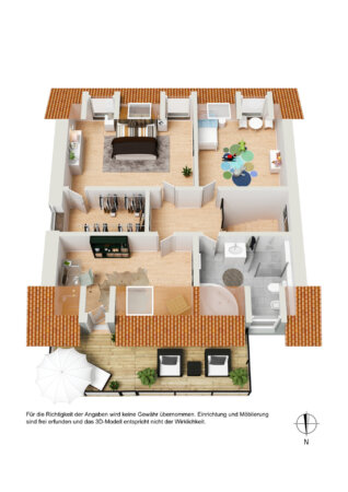 Grundriss 3D - DG