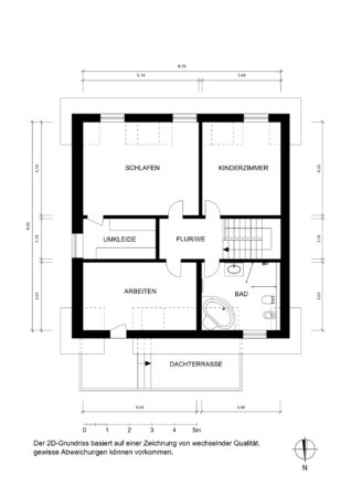 Grundriss 2D - DG