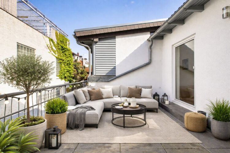 Maisonette-Wohnung mit Dachterrasse im Herzen Bessungens