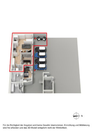 Grundriss EG 3D HH
