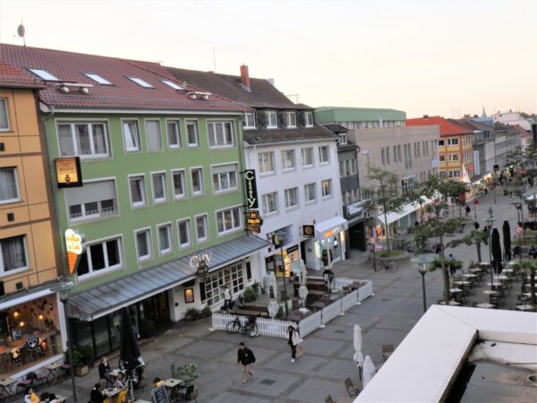 Beispiel Blick Fußgängerzone
