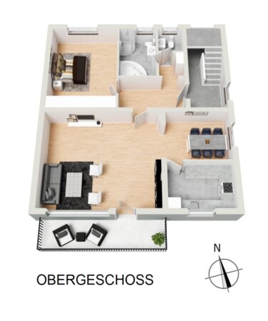 Grundriss 3D OG