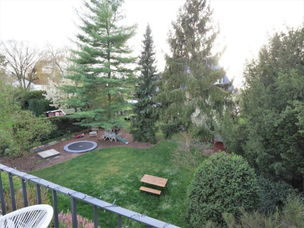Blick vom Balkon