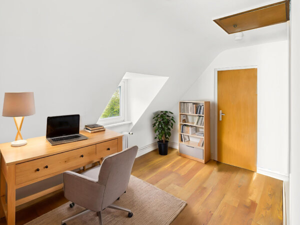 Homeofficebereich im DG - Visualisierung Einrichtungsbeispiel
