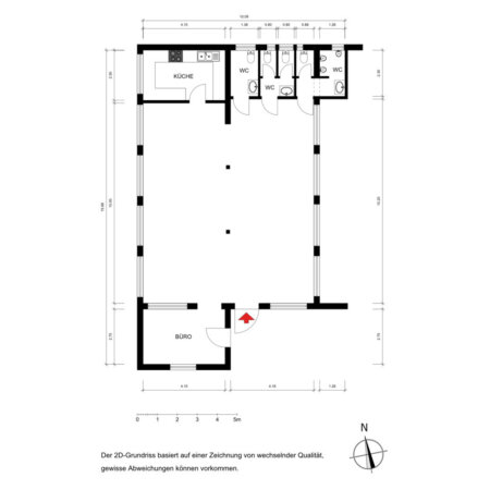 Grundriss Mittelhaus 2D