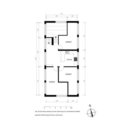 Grundriss 2-Familienhaus OG 2D