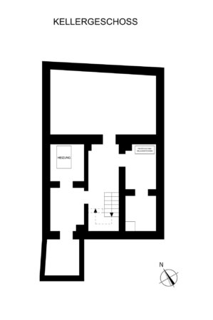 Grundriss Vorderhaus UG - 2D