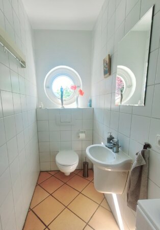 das moderne Gäste-WC