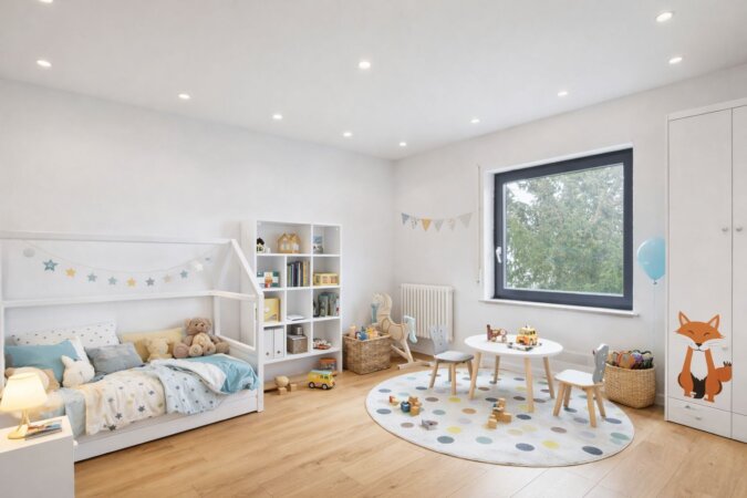 KI möbliertes Bild - tolles Kinderzimmer