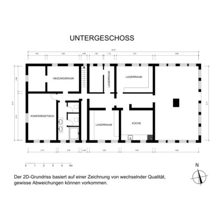 Grundriss Haupthaus UG 2D