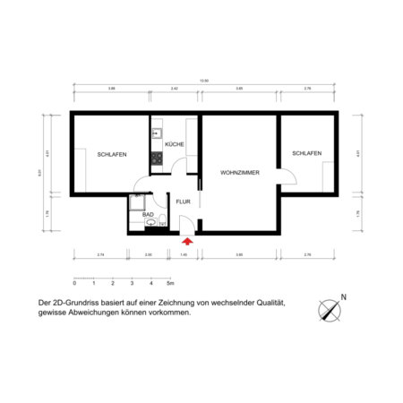 Grundriss DG mitte 2D