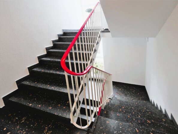 gepflegtes Treppenhaus