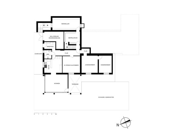 Grundriss UG - 2D