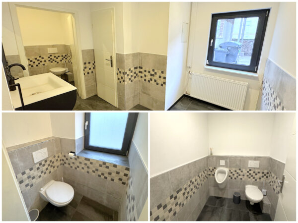 moderne WC-Anlage