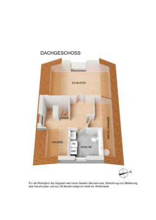 Grundriss DG 3D