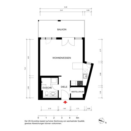 Grundriss 1. OG 2D