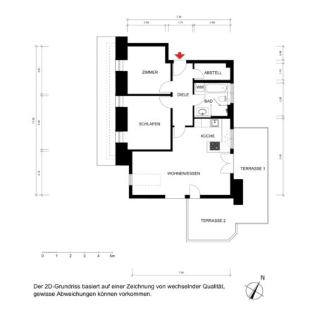 Grundriss DG 2D