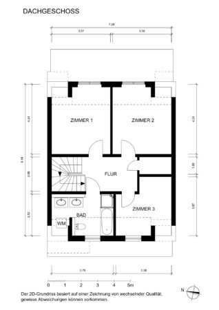 Dachgeschoss 2D