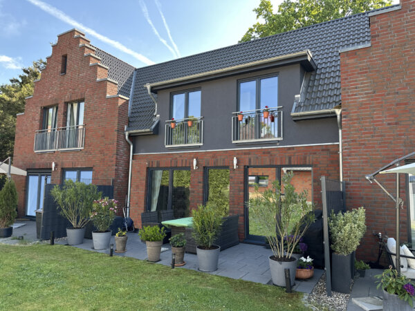 sonnige Terrasse