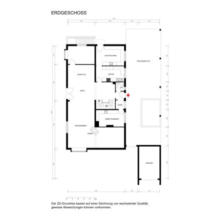 Grundriss EG 2D