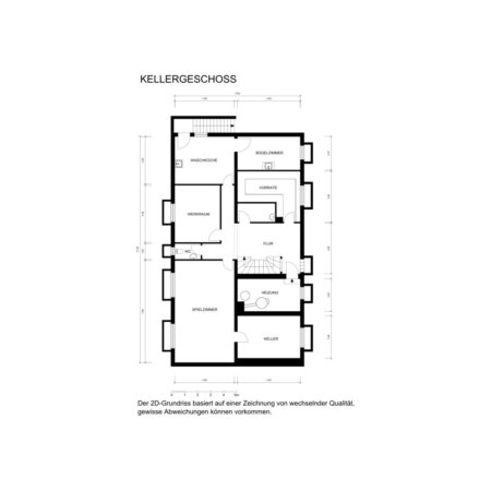 Grundriss KG 2D