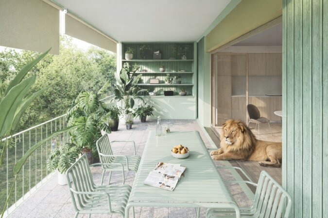 Ludwig Löwe zuhause