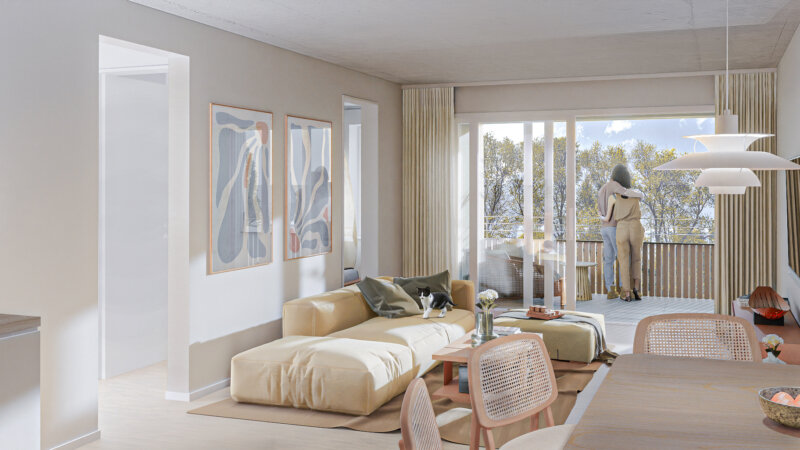 Visualisierung Wohnzimmer