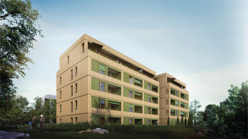 Visualisierung Westansicht