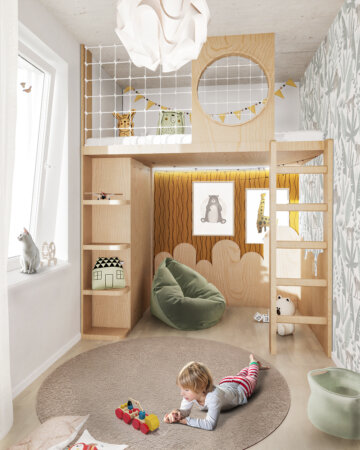 Visualisierung Kinderzimmer