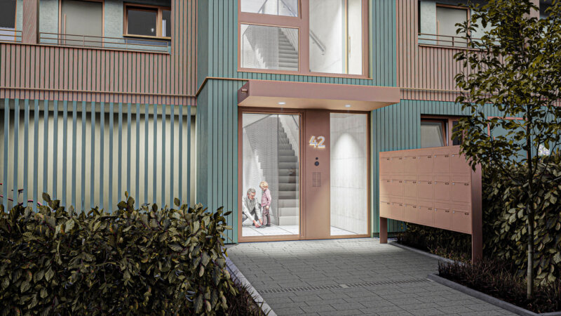 Visualisierung Hauseingang