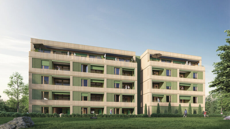 Visualisierung Westansicht