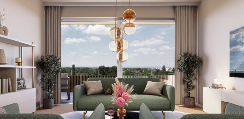 "Das Lapinou" - exklusive 2-Zmmer-Neubau-Penthousewohnung im Ludwigshöhviertel