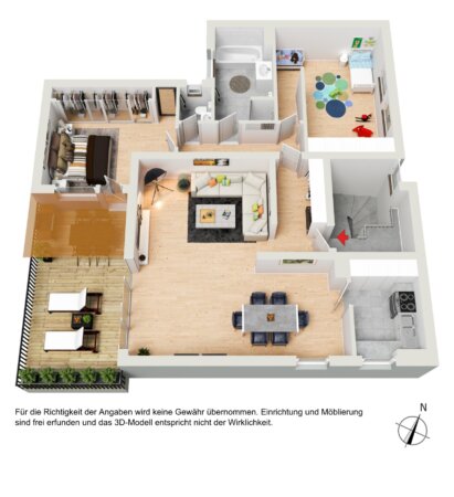 Grundriss 3D OG