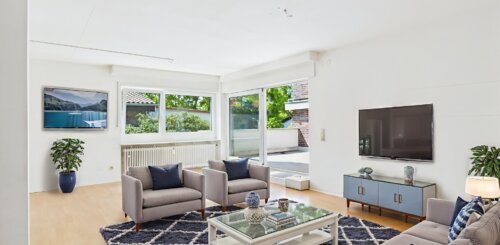 Wohnen & Arbeiten! Helle 3,5-Zimmer + hochwertige Nutzflächen + Dachterrasse