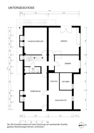 Grundriss UG 2D