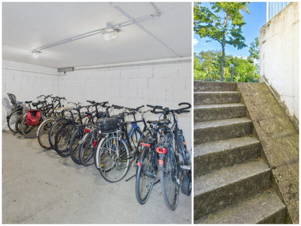 Fahrradkeller mit Rampe