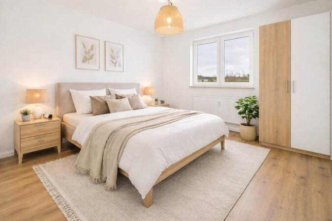 gemütliches Schlafzimmer 