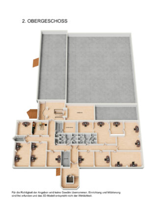 Grundriss 2. OG 3D