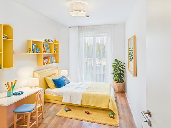 Kinderzimmer zum Wohlfühlen - Visualisierung Einrichtungsbeispiel