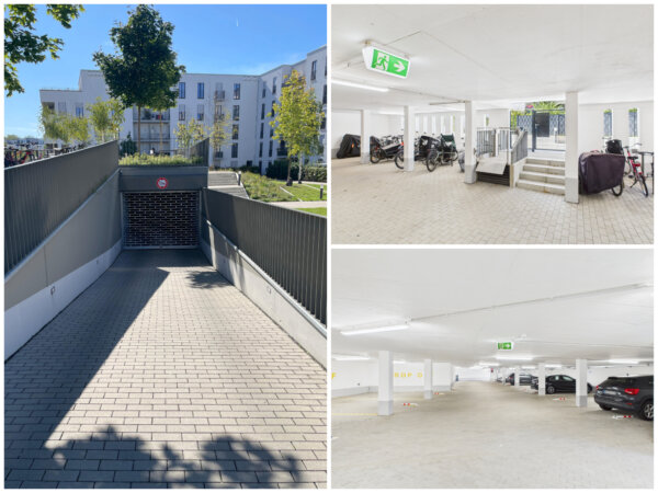 Mietstellplatz in der Tiefgarage möglich