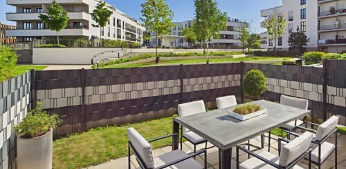 Neuwertige 3-Zimmer-Eigentumswohnung mit Terrasse in der Lincolnsiedlung