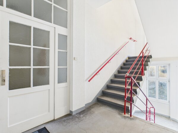 pflegeleichtes Treppenhaus