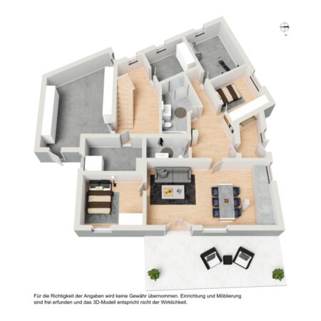Grundriss 3D KG
