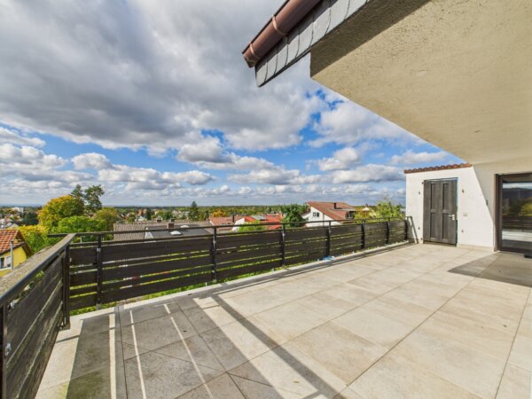 riesige Terrasse
