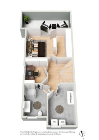 Grundriss DG 3D
