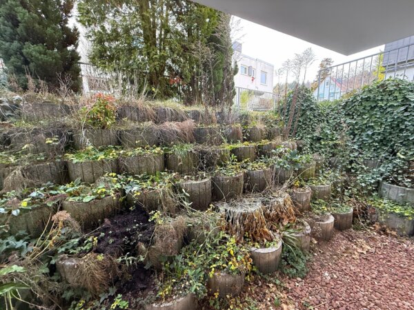 Austritt vor dem Schlafzimmer